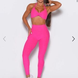 Bombshell Sportswear Neon Pink Berry Set